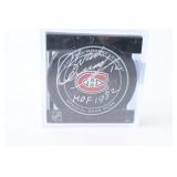 New Sealed  Autographed Yvan Counoyer Puck