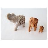 Traditional Indian Jali Undercut Elephant Figurine