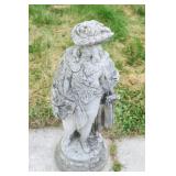 Weathered Concrete VTG Garden Nobleman Stature