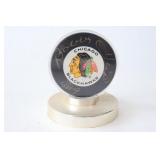 New Sealed  Autographed, Bobby Hull Chicago Puck