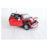2001 Bburago Mini Red Cooper Die Cast Car