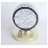 RARE-New Masters of Hockey Autographed Puck (2-2)