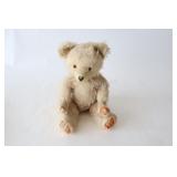 VTG Petz Teddy Bear w Milk Glass Chest Button