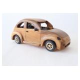 Handcrafted Wooden Classic Volkswagen Beetle