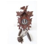 VTG Traditional German 5-Leaf & Bird Cuckoo Clock