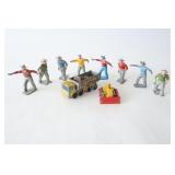 Classic 1950's Cast Die Cast Toy Figurines -Lesney