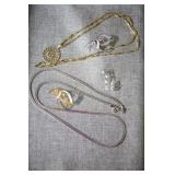 Bond Boyd Sterling Brooches, & VEN Chain