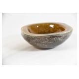 Murano Gold Dust Decorative Heavy Bowl
