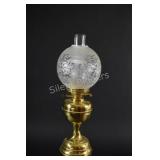 Brass Kerosene Lamp with Duplex Burner