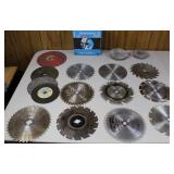 Assortment of Cutting Blades, Various sizes