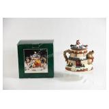 Boxed Christmas Tea Pot Decoration with Music