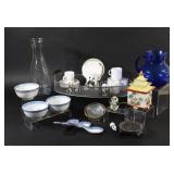 Demitasse Cups & Saucers & Asian Decor