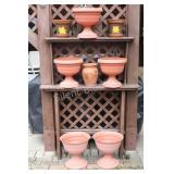 Plastic Urn, & Ceramic Planters & Herb Pot