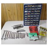 Plastic Bin Drawer & Contents, Allen Keys, Wrench