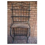 Wrought Iron Metal Bakers Rack