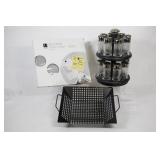 Glass Spice Console, Grill Pan &