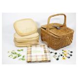 Picnic Basket, Steak Boards & Table Weights
