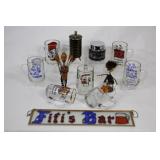 Retro Cigarette Holders & Glass Beer Steins