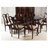Gibbard Solid Mahogany Table with Six Chairs