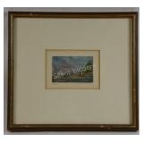 Signed Limited Edition Framed Watercolor