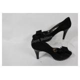 Anne Klein Black Suede Shoes