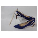 Nine West Royal Blue Cloth Shoes
