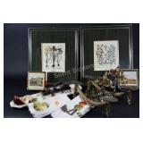Framed Prints, Coasters,Tray & Candle Holders
