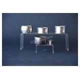 Sterling Silver & Monogrammed Napkin Holders