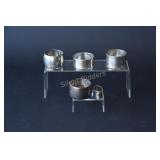 Sterling Silver & Monogrammed Napkin Holders