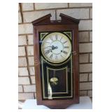 Daniel Dakota 31 Day Wall Clock with Chime & Key