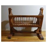Custom Nursery Swinging Crib and Cradle