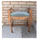 Solid Wood Craved Flip Top Bench
