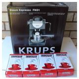 Sealed Krups Steam Espresso Maker