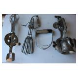 Egg Beaters, Pastry Cutter & Sausage Maker