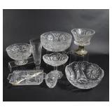 Crystal & Pressed Glass Crystal Bowls & Vases