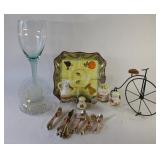 Oneida Cutlery Set, Mantel Wine Glass & Platter