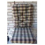 Set of Rocking Chair Cushions Seat & Backing