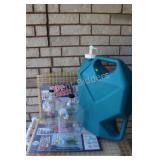 Vintage Glass Gallons, Tidy Rack & Reliance Jug