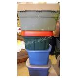 Four Sets of LARGE Lidded Containers
