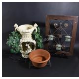 Greek Goddess Indoor Table Water Fountain & Plaque