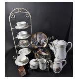 Bone China Tea & Coffee Pots & Collector Plates
