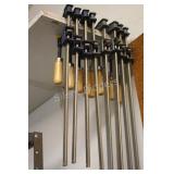 Clutch Style Bar Clamp with Wood Handle