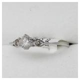 14K White Gold, Diamond  Ring