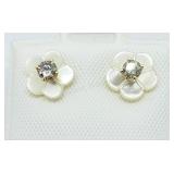 14K Yellow Gold, Diamond Earrings