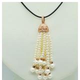 Freshwater Pearl (With Cord) Pendant