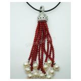 Freshwater Pearl (With Cord) Pendant