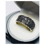 Sterling Silver Marcasite Ring