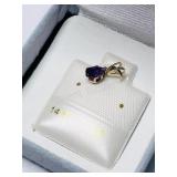 14KT Gold Amethyst Pendant
