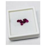 Genuine Natural Rubies Assorted Sized Gemstones