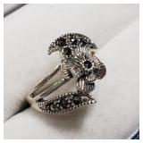 Sterling Silver, Marcasite Ring